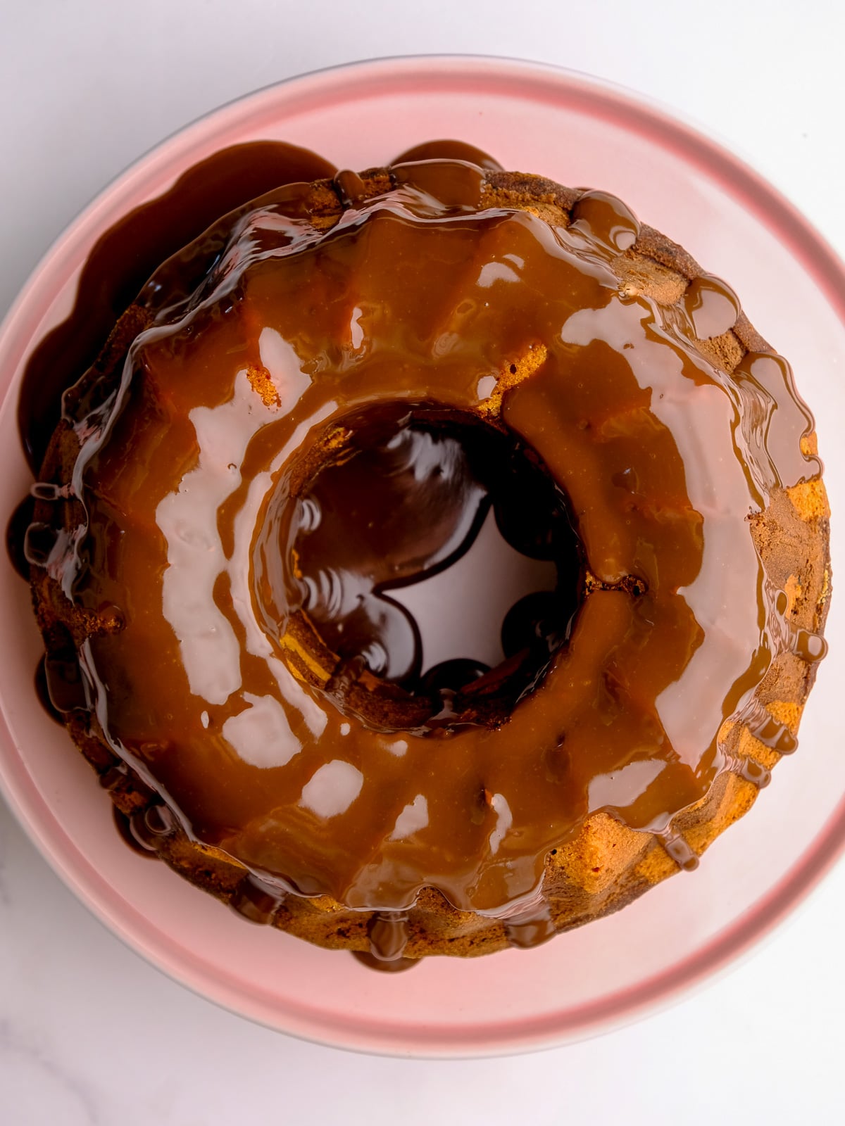 Image shows step 2 of how to make the chocolate drip.