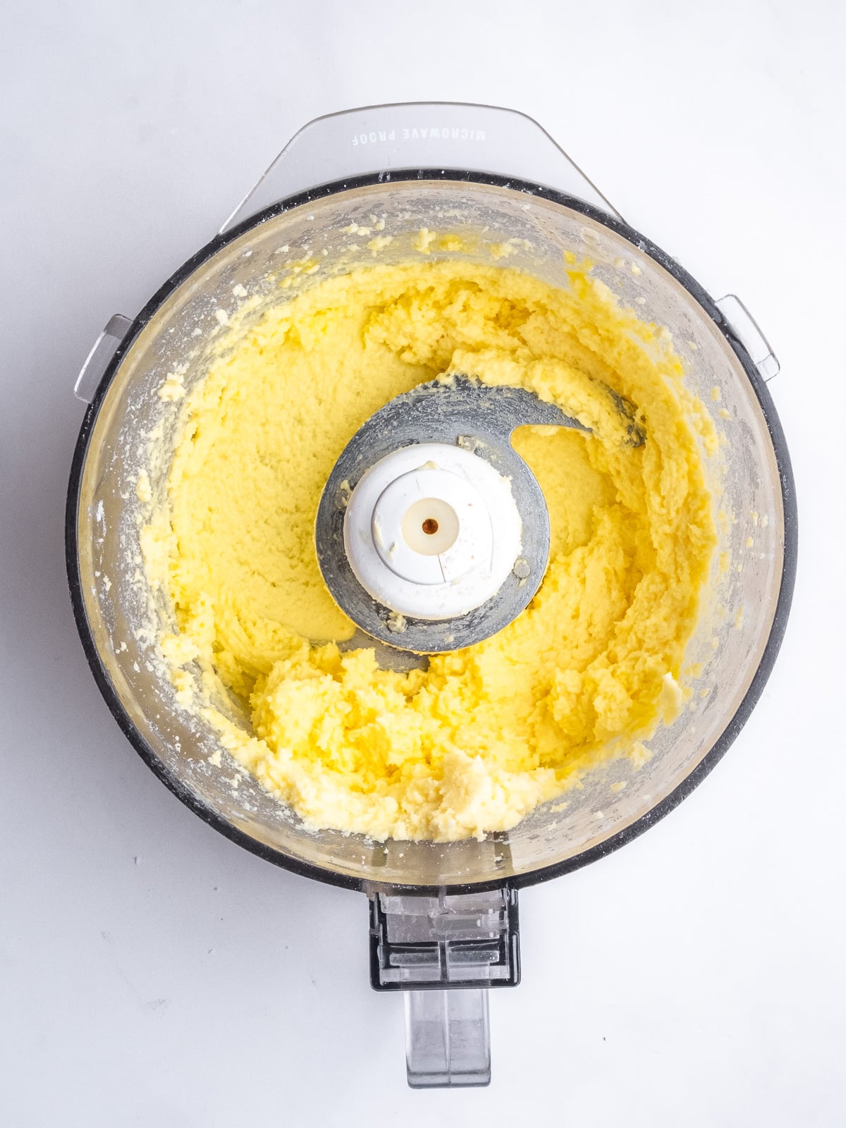 Image shows step 2 of how to make the shortcrust pastry.