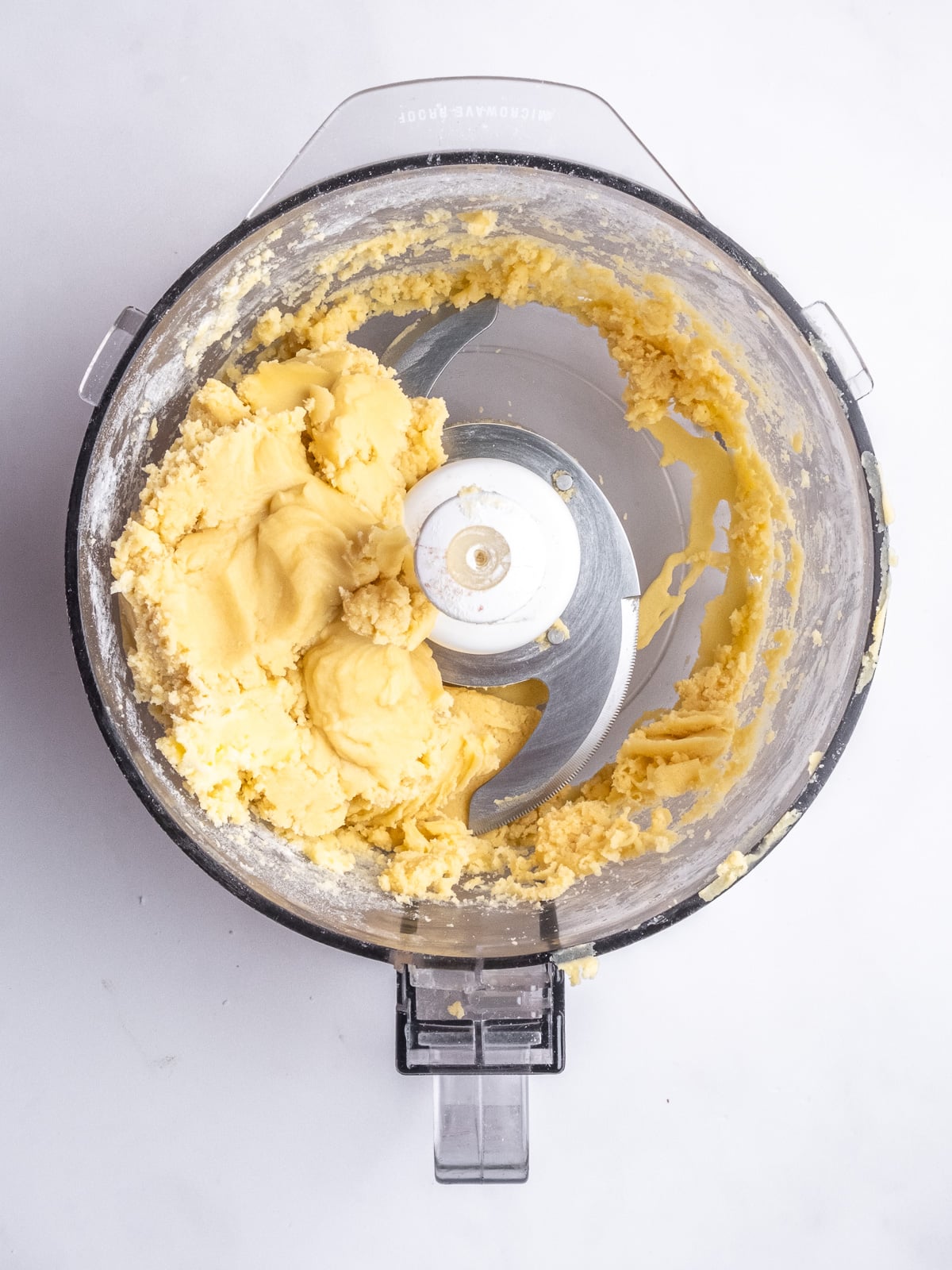 Image shows step 3 of how to make the shortcrust pastry.