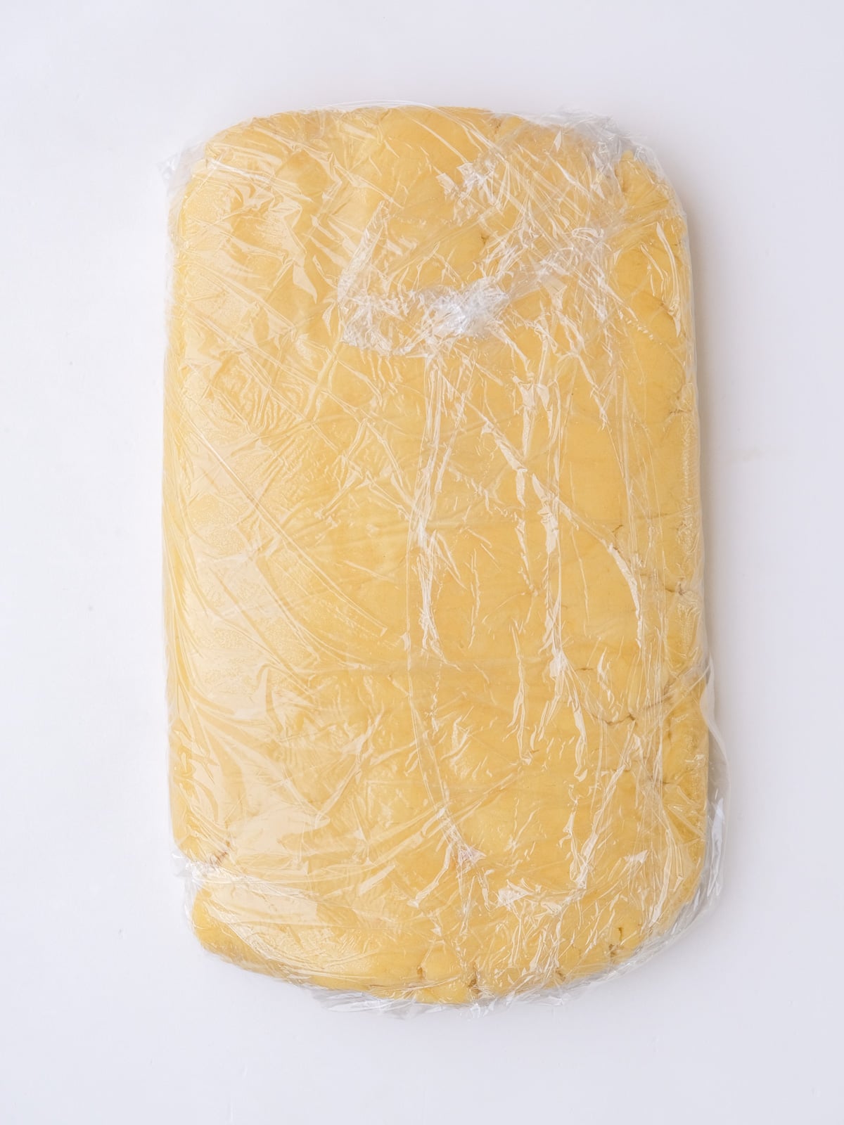 Image shows step 4 of how to make the shortcrust pastry.