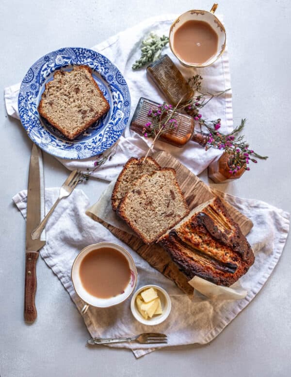 Peanut Butter and Chocolate Chip Banana Bread - With Love Kitty