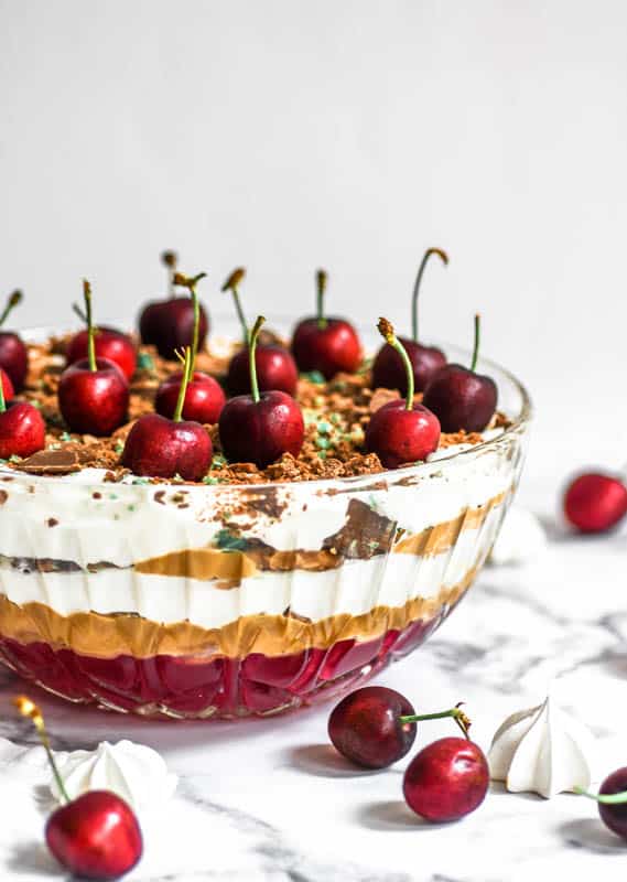 Peppermint Crisp & Caramel Trifle