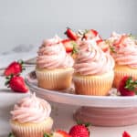 Strawberry Filled Cupcakes
