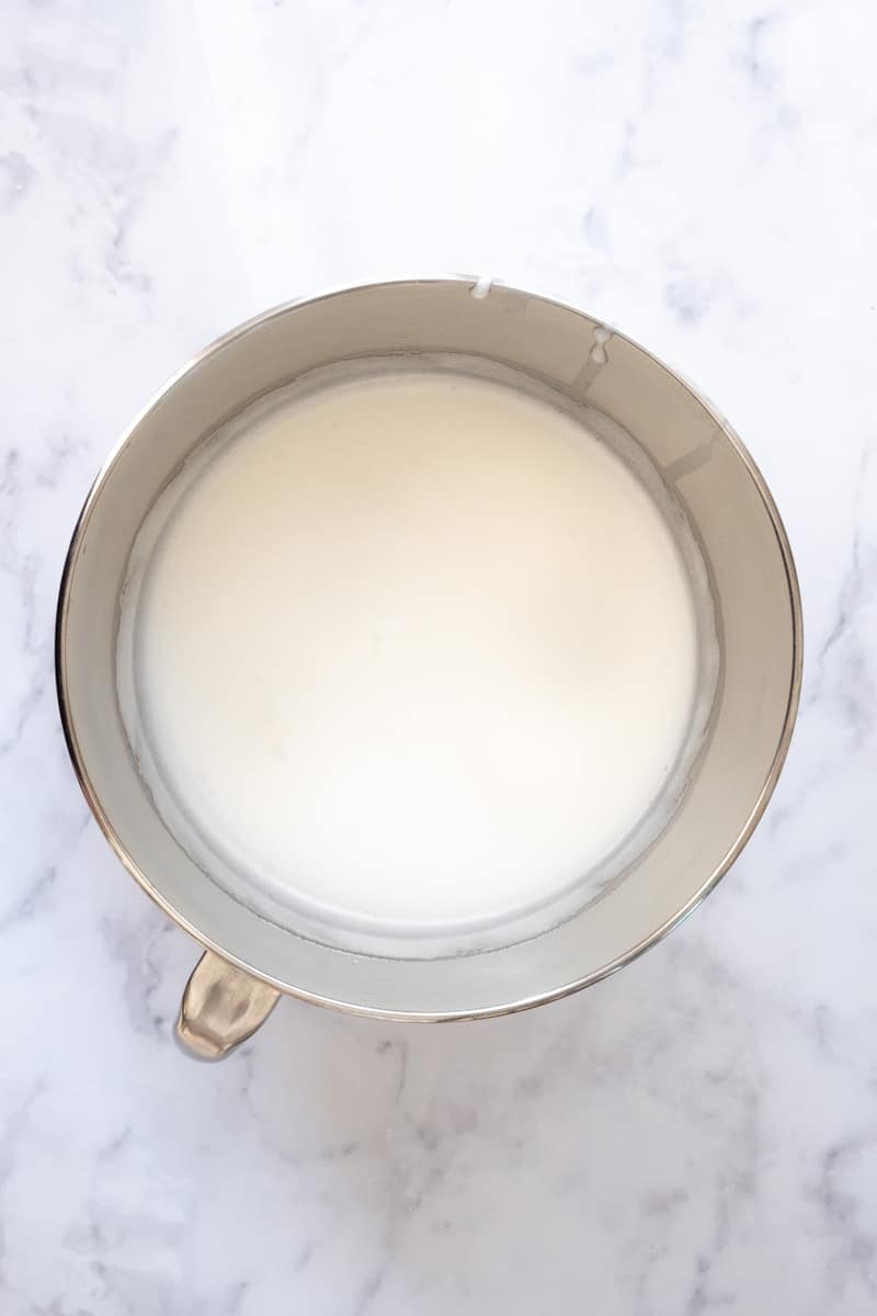 Image showing step 4, after the sugar has been added. 