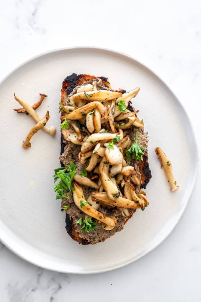 Fall Musroom Toast Mushroom Toast