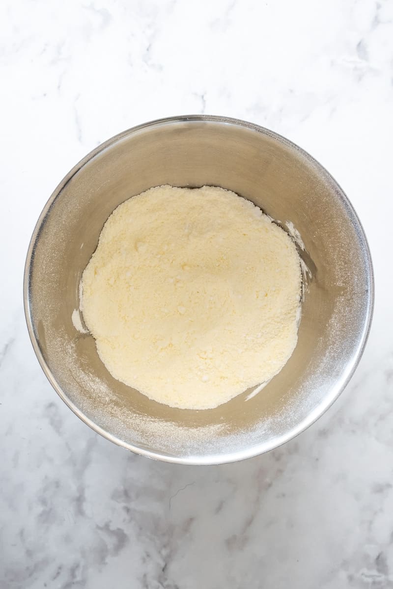 Image showing step 1 of how to make the cream cheese frosting