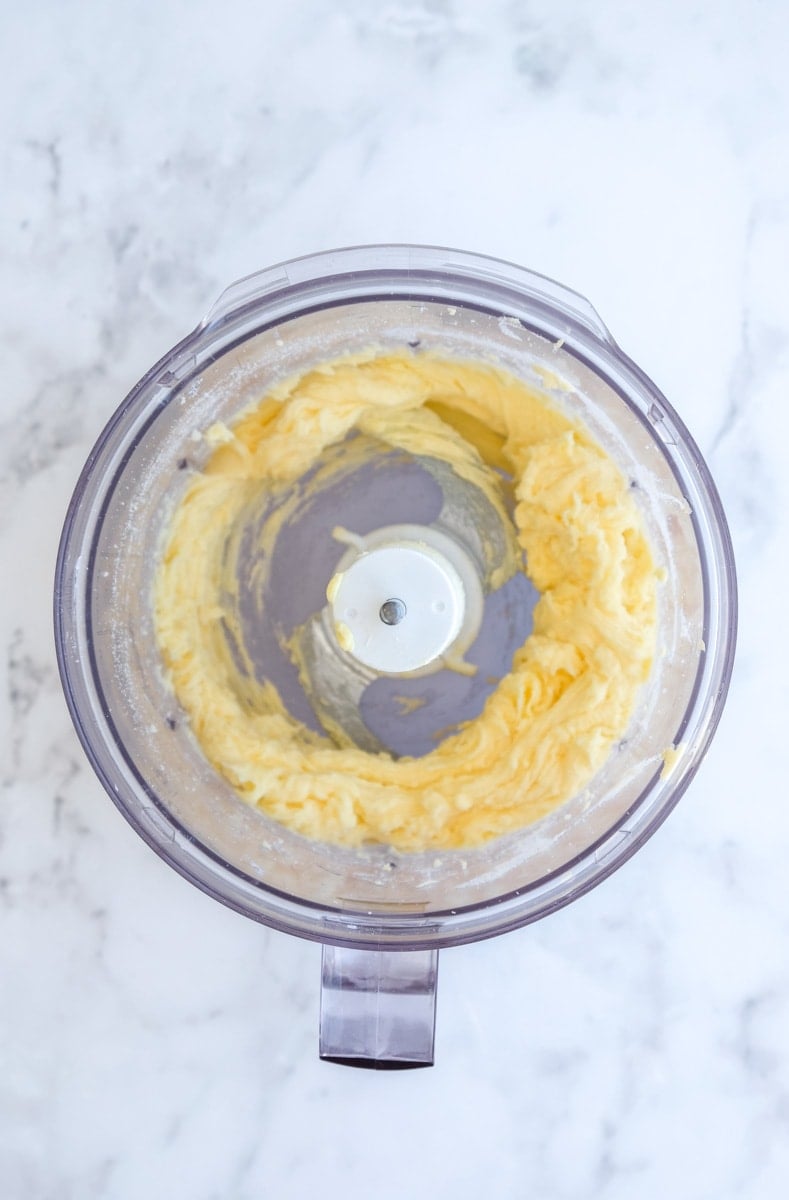 Image shows step 1 of how to make the heart biscuits.