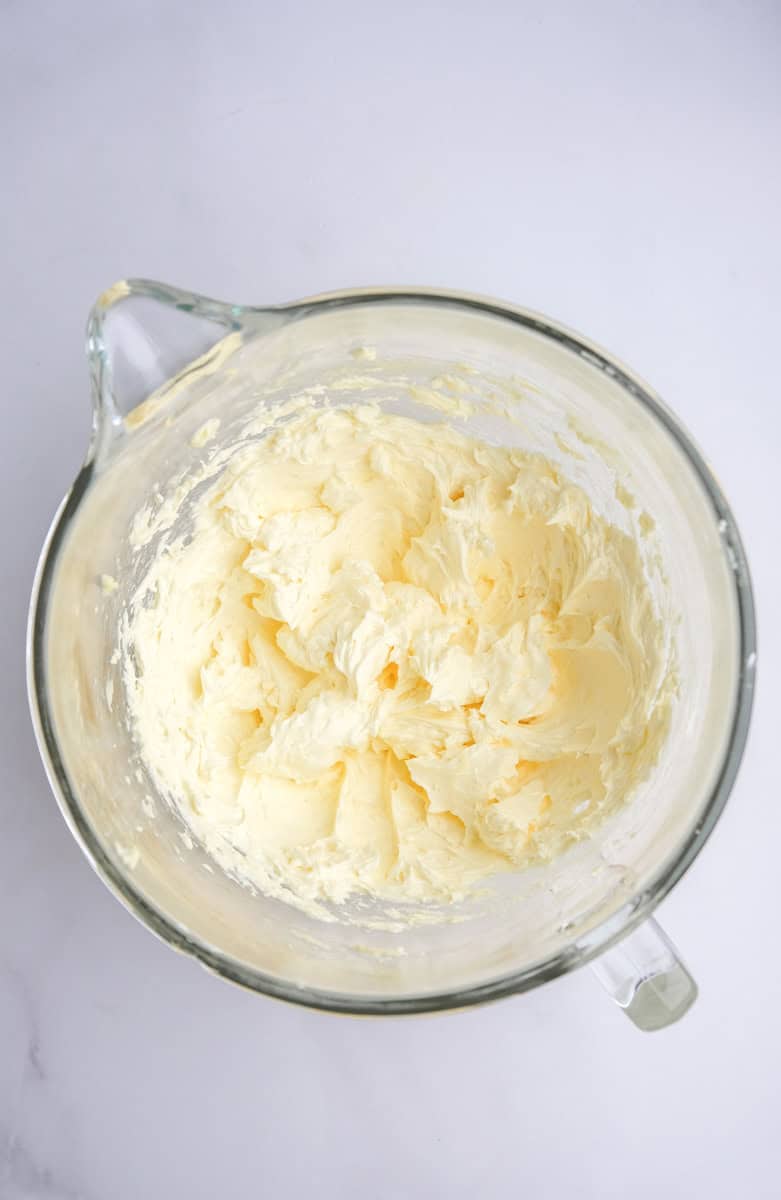 Image showing step 3 of how to make the raspberry white chocolate cupcakes.