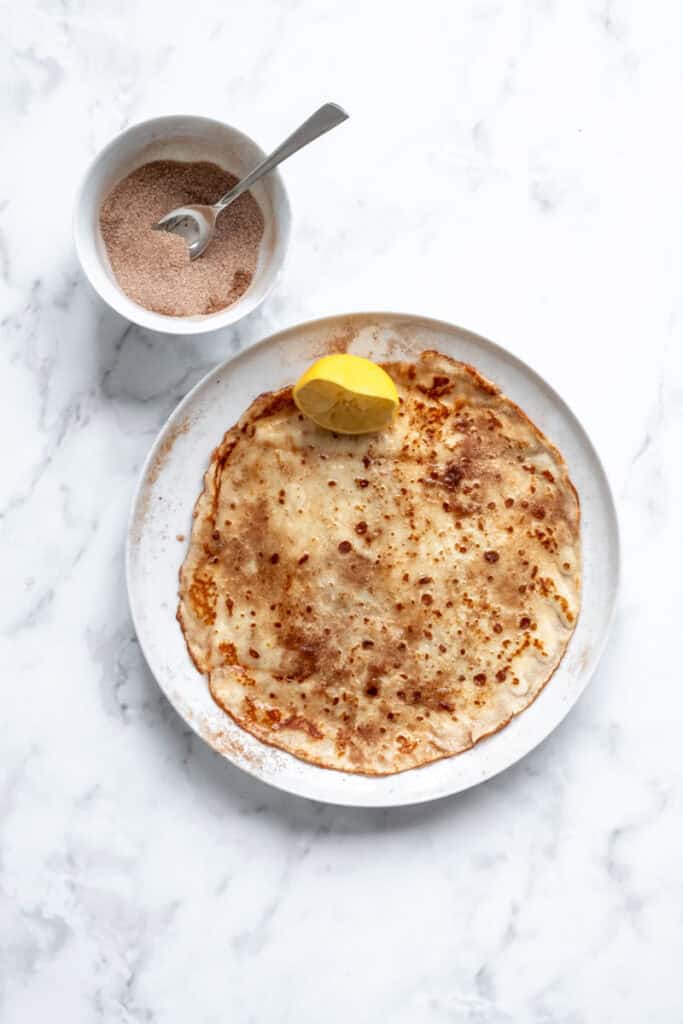 How to make South African Pancakes with Cinnamon Sugar