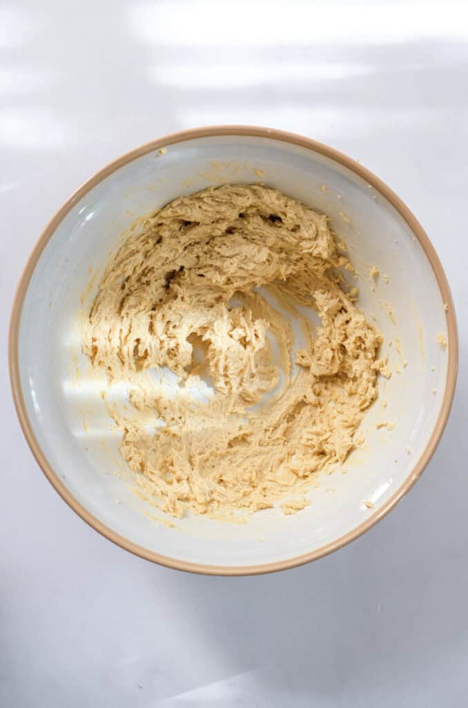 Image showing step 2, after the egg has been added. 
