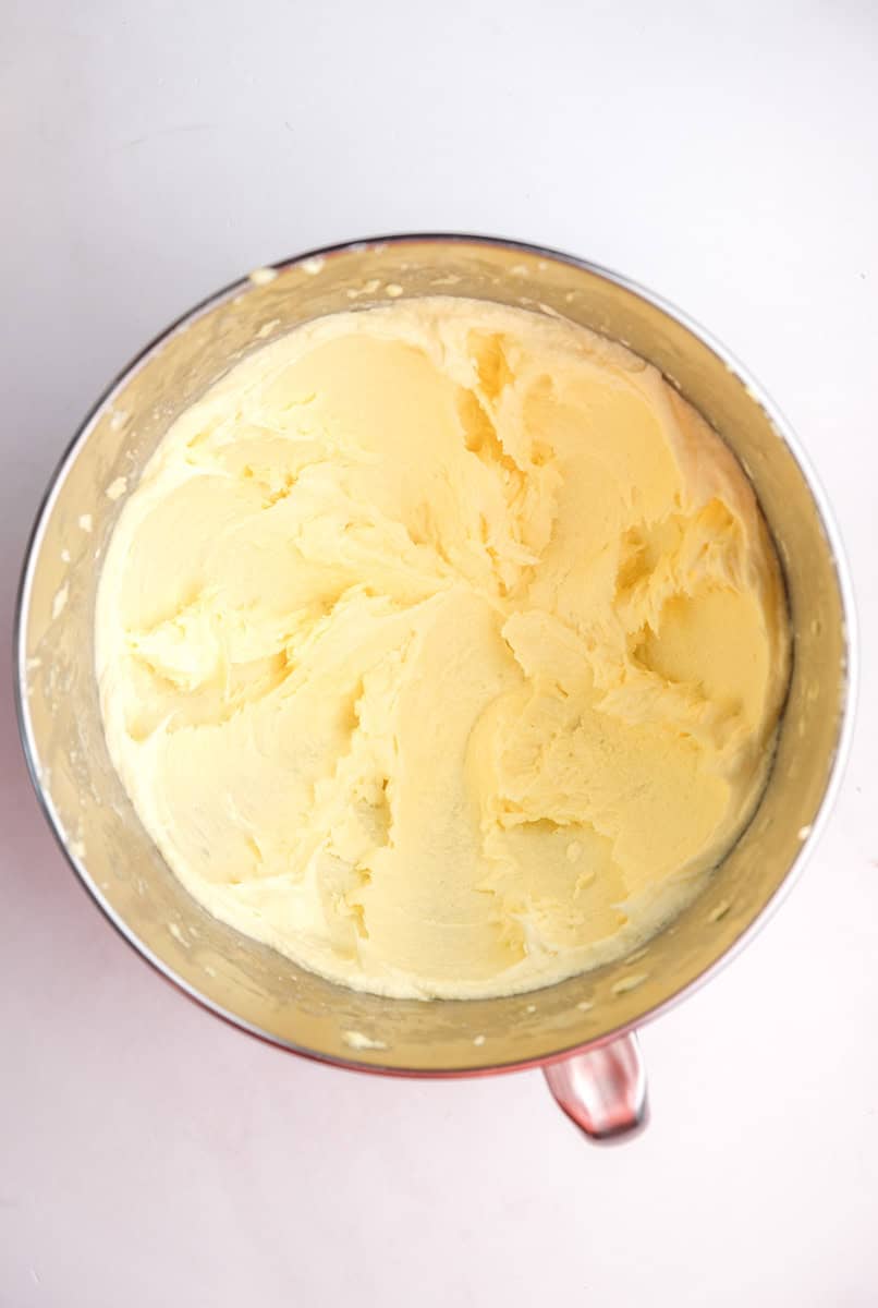 Image shows step 2 of how to make the orange cupcakes.