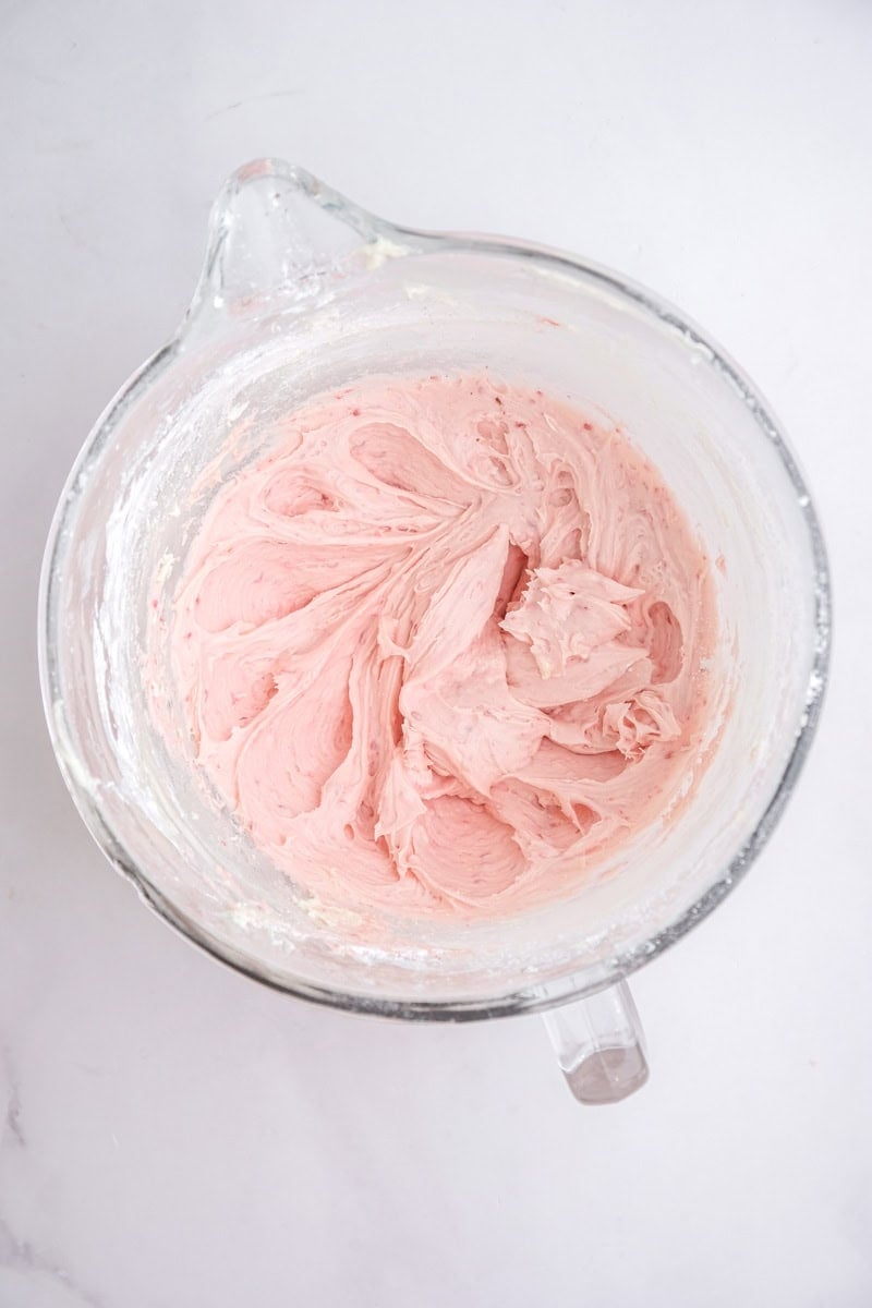 Image showing step 6 of how to make the frosting.