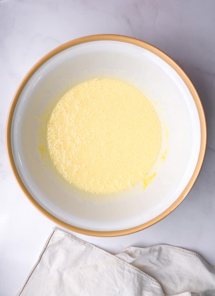 Image showing step 1 of how to make a chocolate cake.