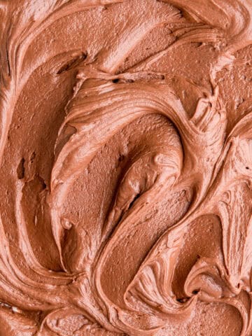 Image showing Chocolate Frosting with Melted Chocolate up close.