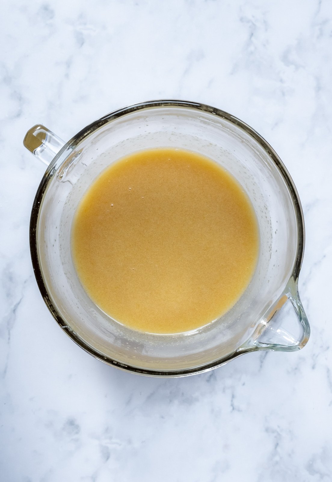 Image shows step 1 of how to make the carrot cake.