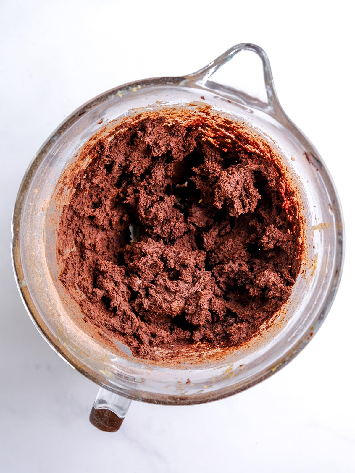Image shows step 4 of how to make chocolate gingerbread cookies.