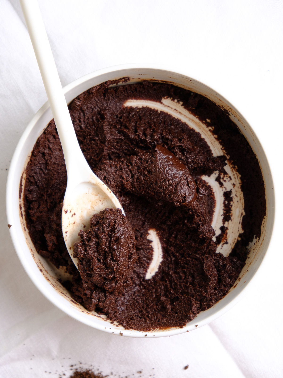 Image shows step 4 of how to make No-Bake Chocolate Halloween Truffles.